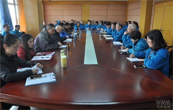 2016年皖南電機(jī)一體化管理體系外審總結(jié)會(huì) 2016年皖南電機(jī)一體化管理體系外審總結(jié)會(huì)